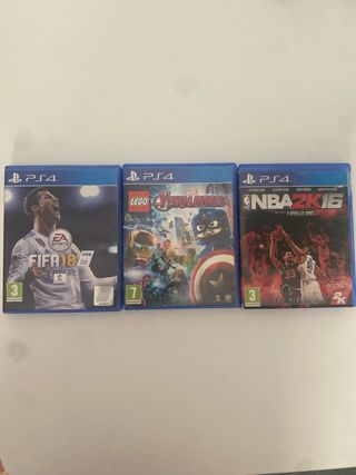 PS4 (PlayStation 4): FIFA 18, LEGO Marvel Avengers