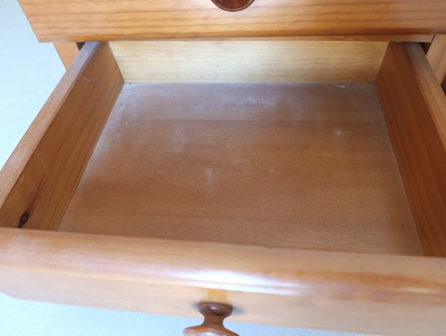 Litera madera niños - 2 camas y mesitas de noche