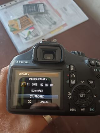 Canon EOS 1100D - Fotocamera Reflex 2 batt.