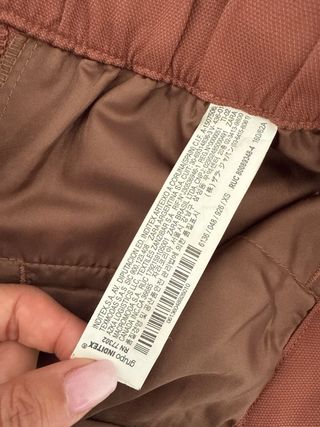 Pantalones rectos marrón