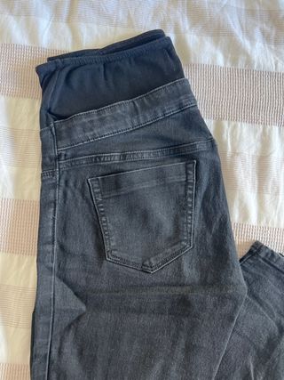 Pantalones premamá negros