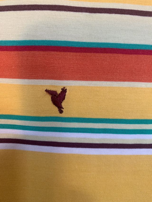 Camiseta mujer - Bershka - Amarilla- Talla S