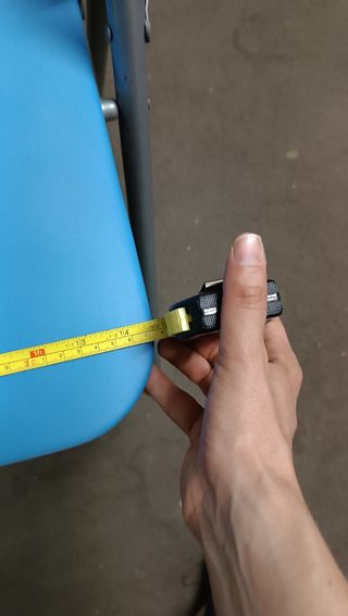 Juego de 3 sillas plegables azules