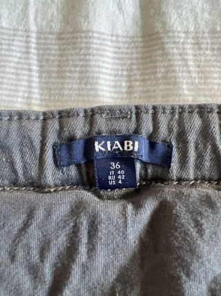 Pantalones premamá grises