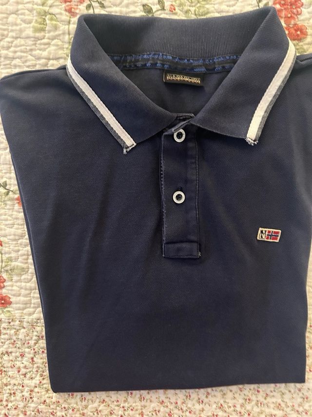 Polo Napapijri Uomo Blu XL