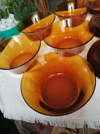 Vajilla Duralex Marrón bajada de precio.