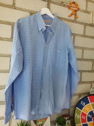 Camisa azul hombre manga larga - Progressions XL
