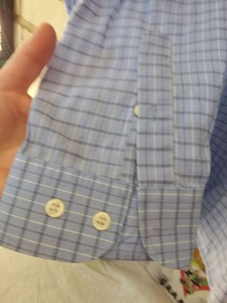 Camisa azul hombre manga larga - Progressions XL