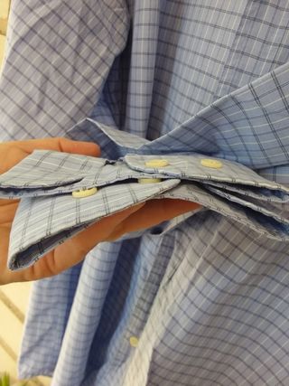 Camisa azul hombre manga larga - Progressions XL