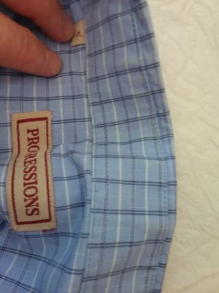 Camisa azul hombre manga larga - Progressions XL