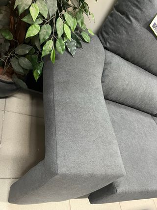 Sofá Chaiselongue Gris - Cama extraíble