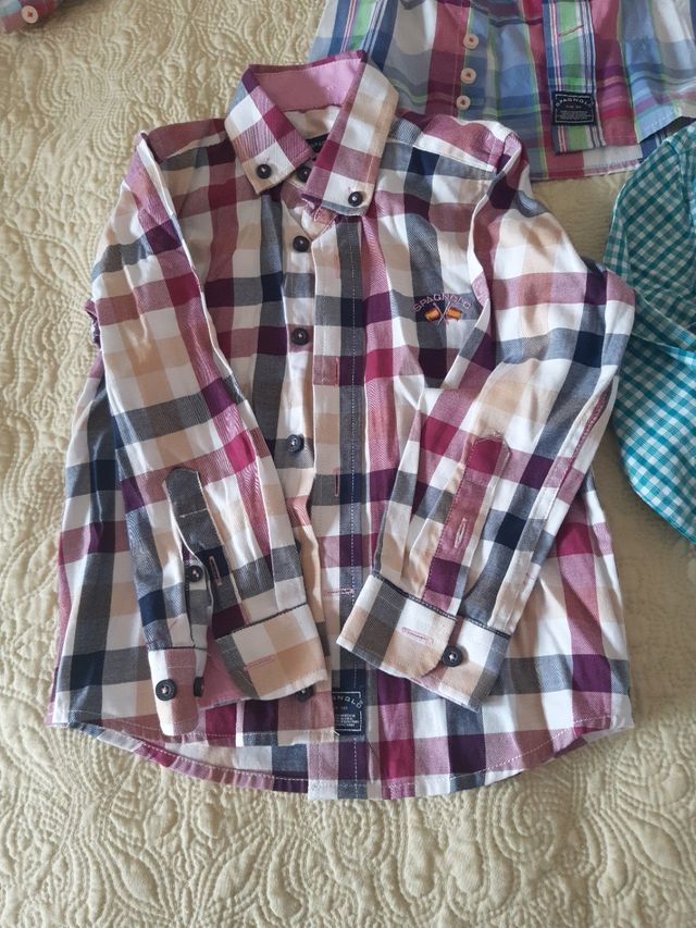 3 Camisas niño Tommy Hilfiger y Spagnolo