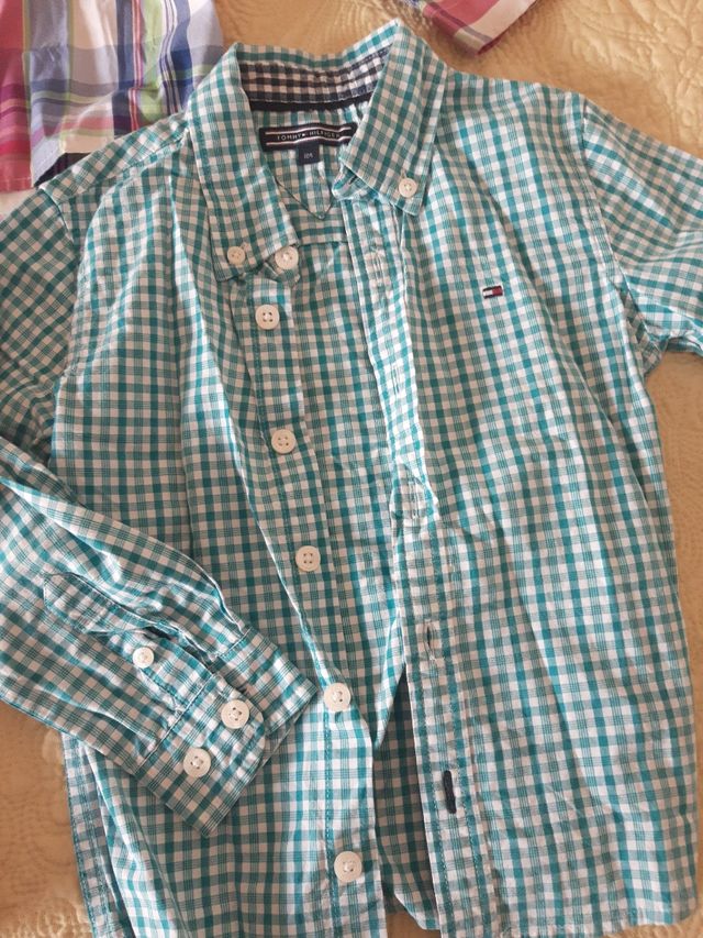3 Camisas niño Tommy Hilfiger y Spagnolo