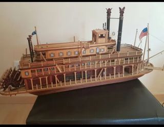 Maqueta Barco Vapor Mississipi