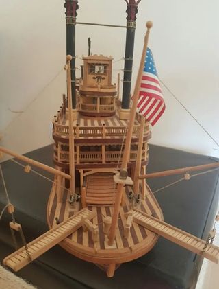 Maqueta Barco Vapor Mississipi