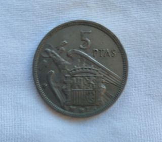 Moneda 5 Ptas España 1957