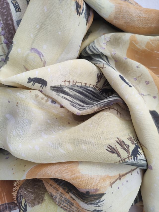 Pack Tela Gasa - Tonos Cálidos