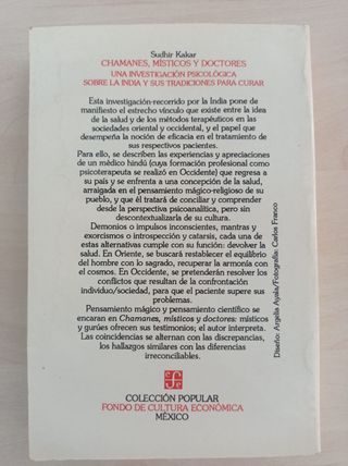 CHAMANES, MÍSTICOS Y DOCTORES SUDHIR KAKAR