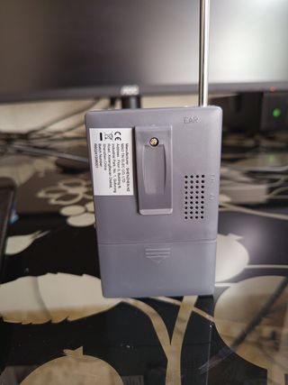 Radio Mini Portátil Plateado