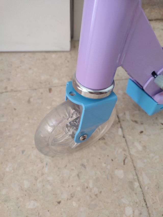 Patinete Infantil LED Púrpura