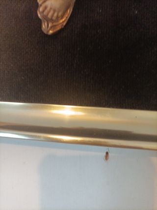 Angelito con guitarra - cuadro vintage