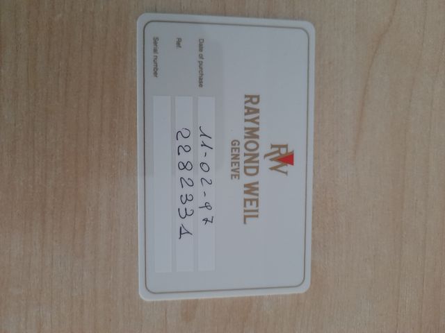 Orologio Raymond Weil Geneve Vintage