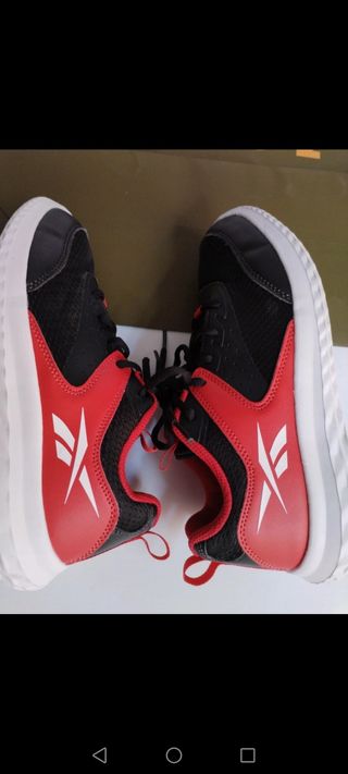 Reebok Bambino - Scarpe Nere/Rosse