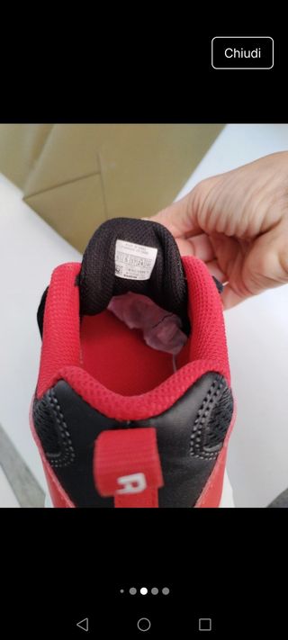 Reebok Bambino - Scarpe Nere/Rosse