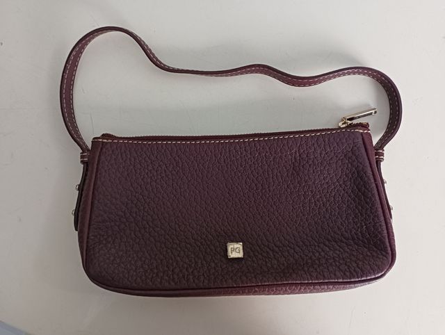 Bolso Purificación García granate 