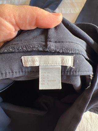 Pantalones premamá azul marino
