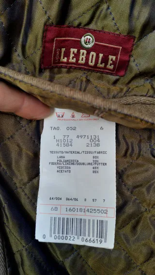 Cappotto doppiopetto anni '70 in lana lebole 