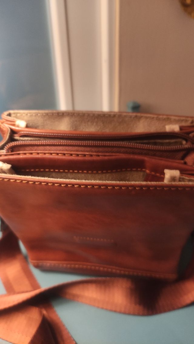 Borsello uomo pelle marrone