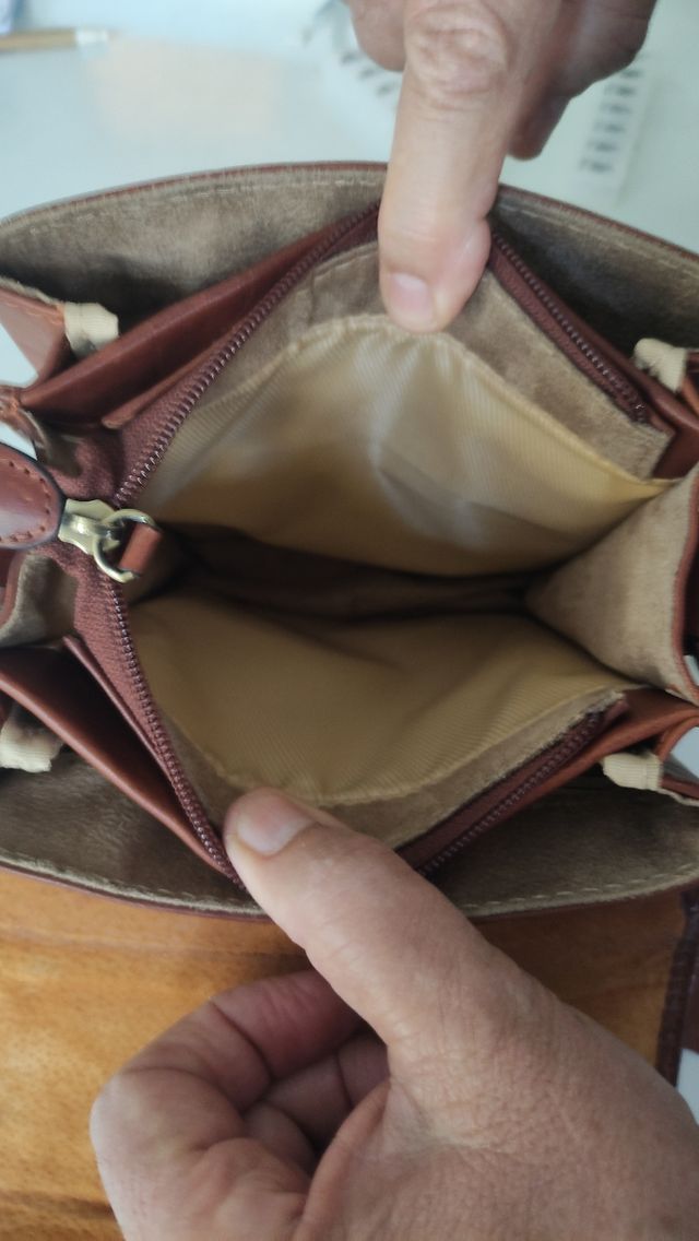 Borsello uomo pelle marrone