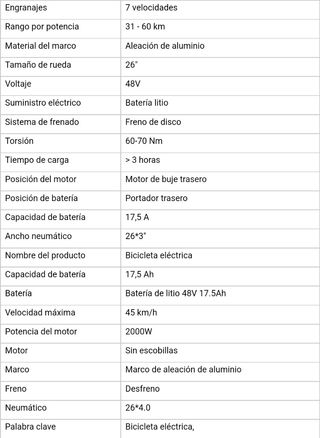 Bicicleta eléctrica montaña doble motor