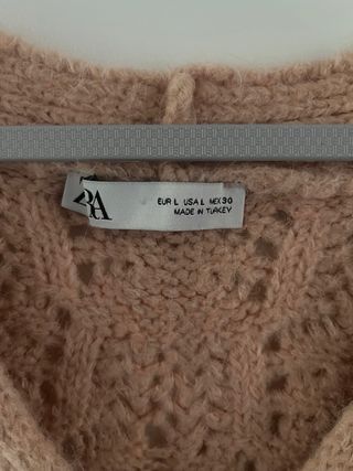Chaleco rosa Zara - Talla L