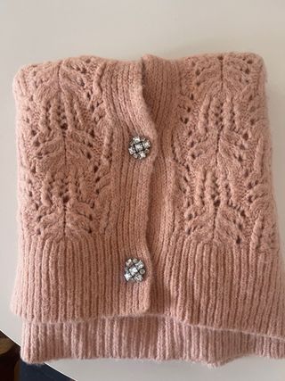 Chaleco rosa Zara - Talla L
