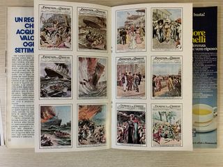 12 figurine di copertine con Domenica delCorriere