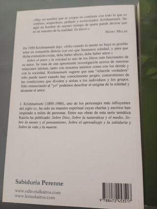 Libros Krishnamurti