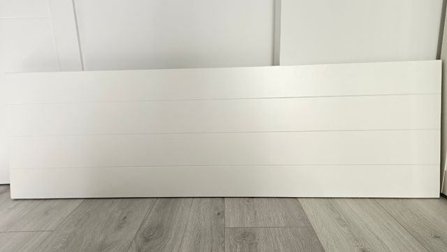 Cabecero blanco madera