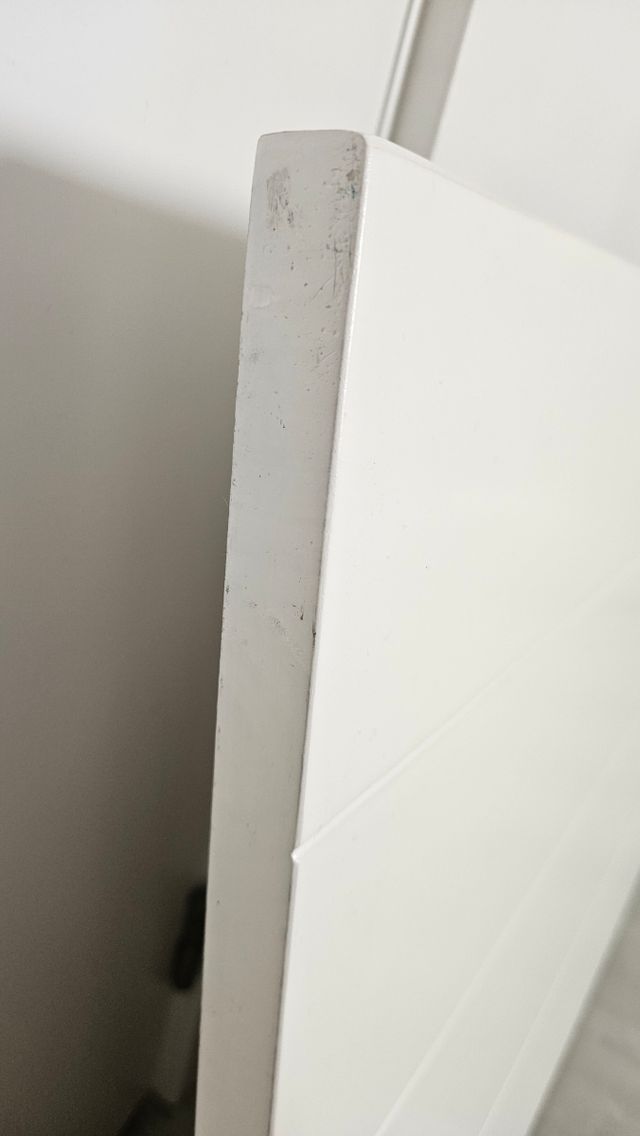 Cabecero blanco madera