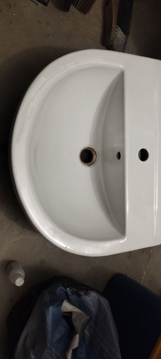 Lavabo porcelana blanco