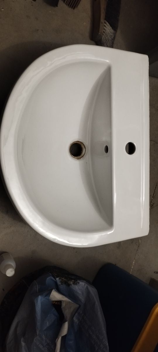 Lavabo porcelana blanco