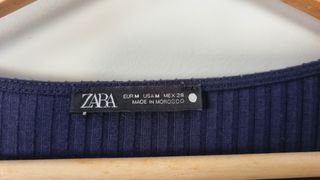Vestido Zara azul - largo