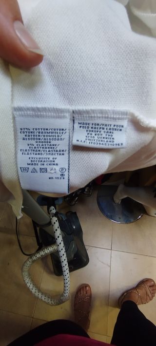 Polo Ralph Lauren blanco - Talla L