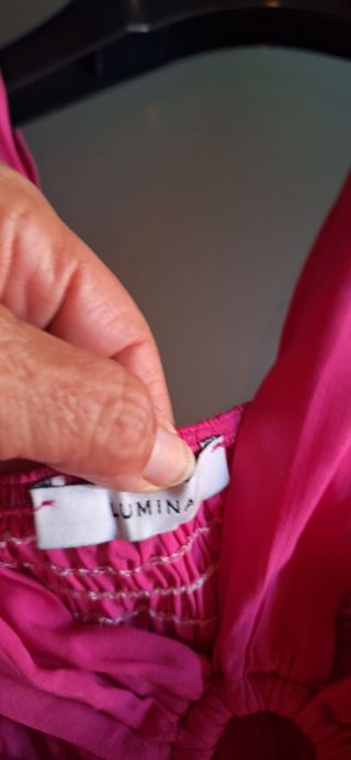 Vestito lungo Lumina rosa