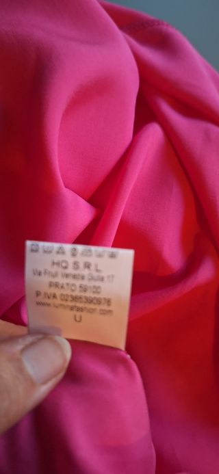 Vestito lungo Lumina rosa