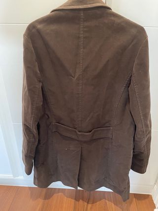 Abrigo Zara Man marrón - Talla L