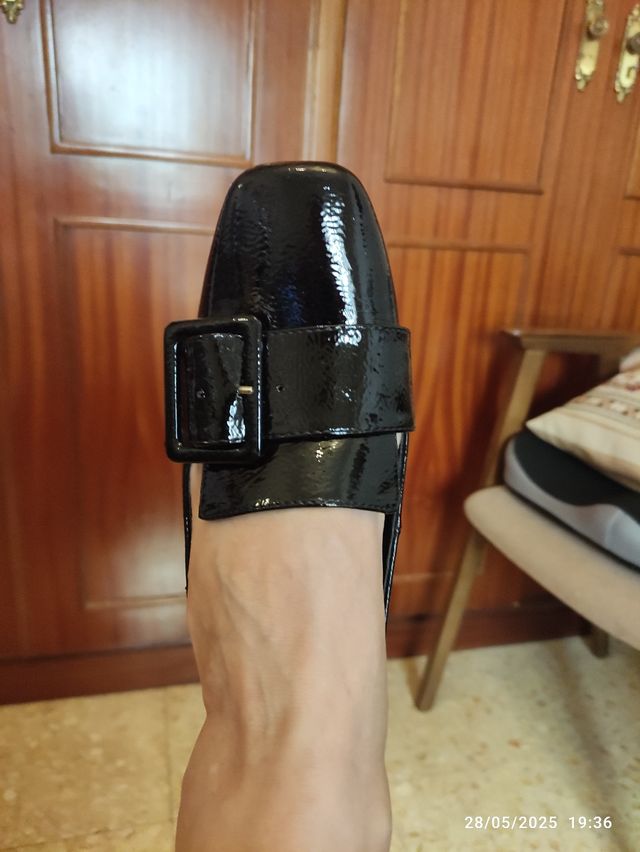 Zapatos negros mujer talla 40.