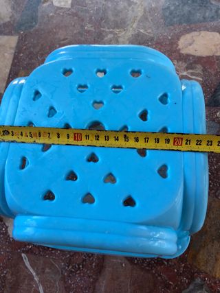 Taburete azul niños - plástico