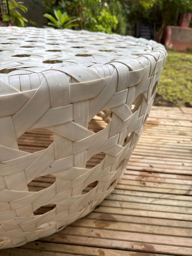 Mesa jardín - plástico blanco